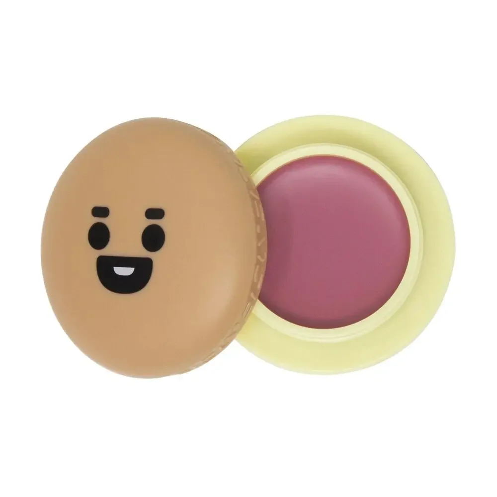 NEW SHOOKY Macaron Lip Balm‎ Brown Sugar Milk Tea (Mauve Tinted) Creme Shop BT21
